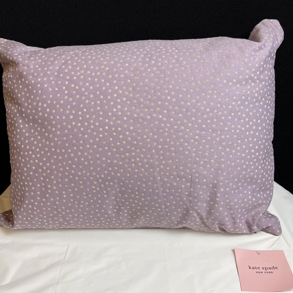 Kate Spade Light Purple Throw Pillow Poolside Dot 15 X 20"